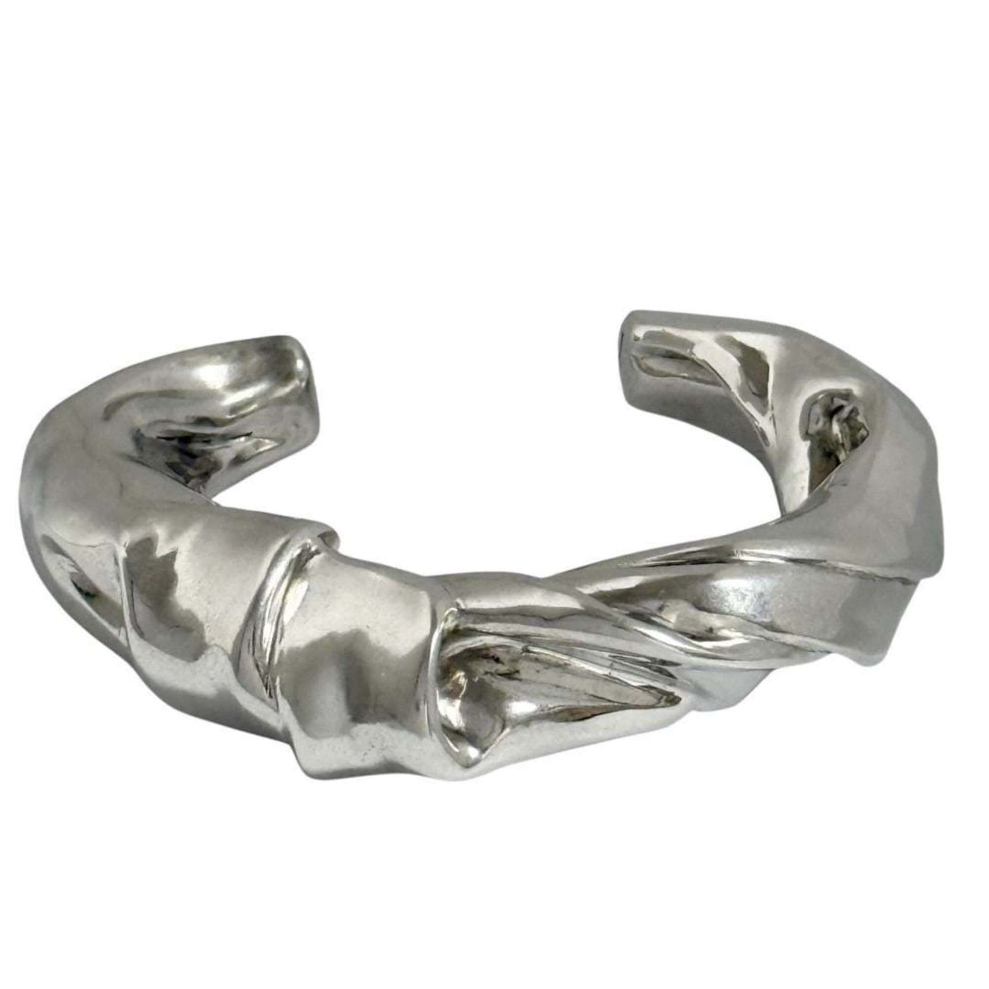 Loewe WomensMens Napa Medium Twist Cuff Bangle In Silver 1899$